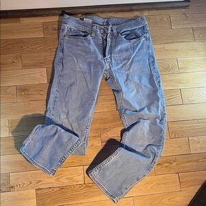 Levi's Light Blue Straight Jeans for Men